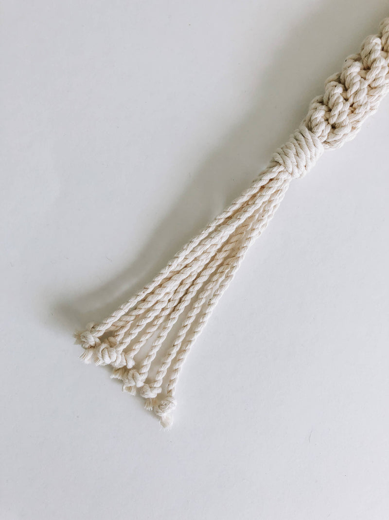 MACRAME ROPE DOG TUG TOY