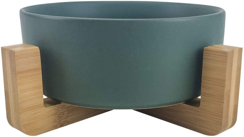 MODERN RAISED PET BOWL ON STAND -  REGULAR