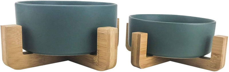 MODERN RAISED PET BOWL ON STAND -  REGULAR